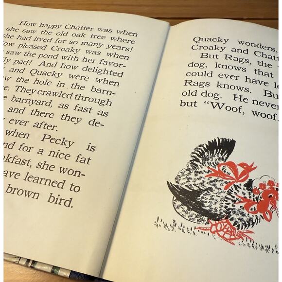 Vintage Children’s Book THE SONG OF THE LITTLE BROWN BIRD Gillette French 1941 - Picture 7 of 13